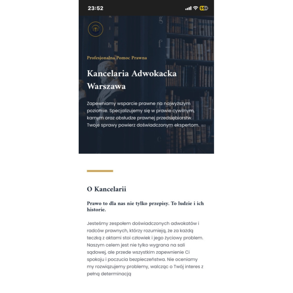 Profesjonalne strony internetowe dla adwokatów - igonet.pl nowoczesny system CMS
